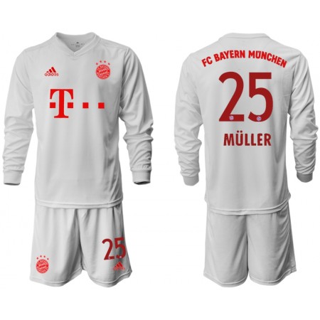 FC Bayern München Thomas Muller 25 Kind Uittenue 2020-21 L/S